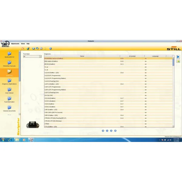 OEM Forklift Diagnostic Tool Still STEDS CANBOX 2 Scanner with Software and Multi-Language Support