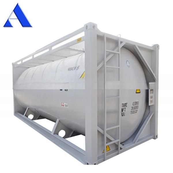 SPA-H Frame Material 20ft Bulk Cement ISO Trailer Transport Tank Container Q345B Steel Stainless Steel Pressure Vessel