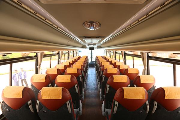 LHD/RHD 68+1 seats  Weichai 375HP Euro3 Luxury Coach Bus  YBL6121T for Sale