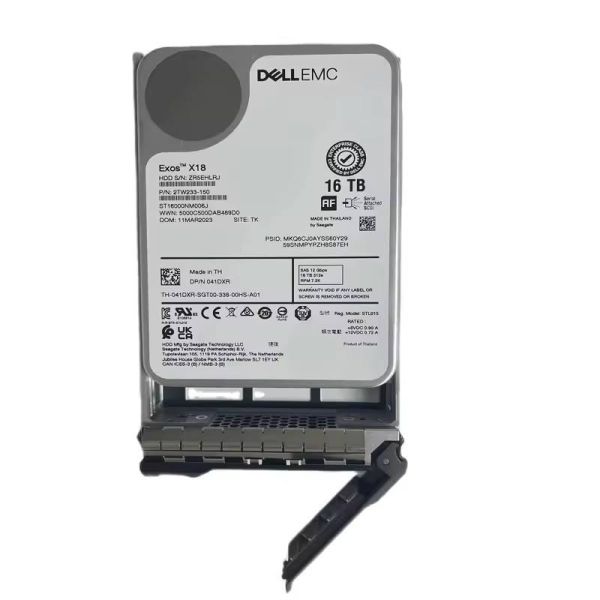 400-AJRC 16TB 7.2K RPM SAS SATA 12Gbps 512e 3.5in Hot-plug Hard Disk Drive for Dells