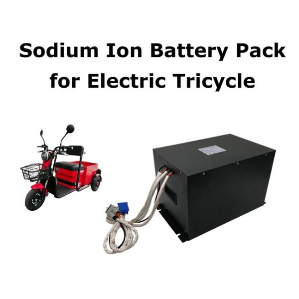 Electric Vehicle Tricycle Sodium Ion Battery Pack 20S4P 60V 62V 60AH 40140 SIB Pack