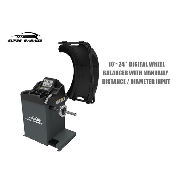 65Kg Digital Wheel Balancer With Manually Distance / Diameter Input