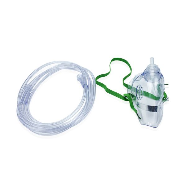 DEHP Free Plastic Elongated Oxygen Mask Medical Grade PVC