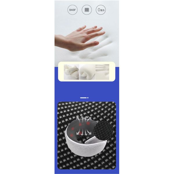 Customized U-Shape Memory Foam Travel Neck Pillow with Convenient Portable Design