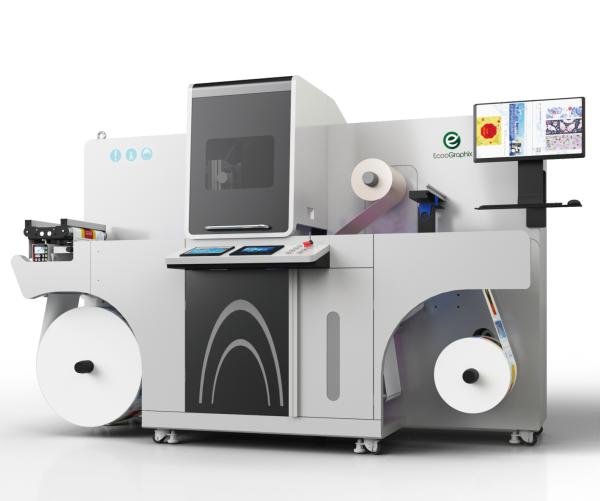 EcooGraphix Digital Label Varnishing And Foil Stamping Machine Label Embellishment Equipment