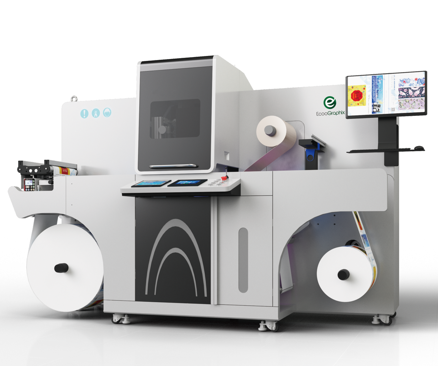 Post Press Digital Label Effect Enhancement Machine For Stamping And Varnishing