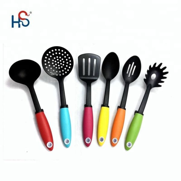 210pcs Kitchen Utensil Set with Heat-resistant Nylon Material Beautiful Cooking Tools