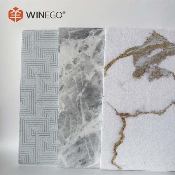 Eco Friendly Recyclable Material PET Acoustic Panels Fabric Finish 9mm 12mm Thick