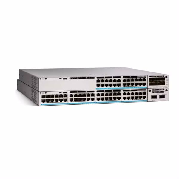 New Original Cisco Catalyst 9300 Series 24-Port SFP Network Switch with 104 Gbps Capacity and Modular Uplinks