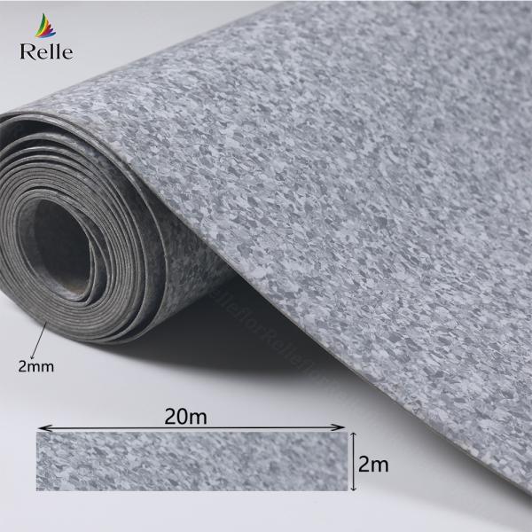Plancher de vinyle homogène pour l'hôpital scolaire de Relle