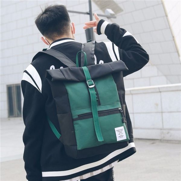 Schoolbag female middle school students Korean version of big backpack Japanese backpack academic business bag