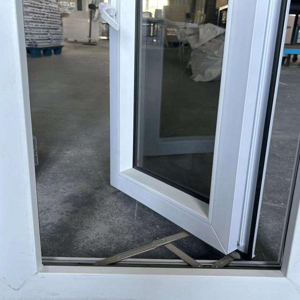 UPVC Frame Heat-Insulated and Energy Efficient Casement Windows for Residential House, Courtyard and Leisure Facilities