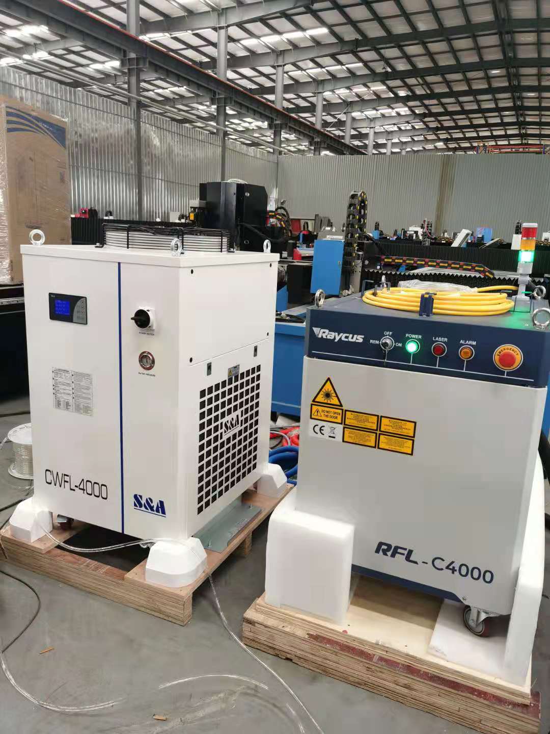 Máquina de corte de alumínio do laser da fibra do ferro do carbono para o metal