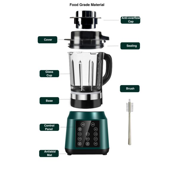 800W smart Choppers Meat Grinders Juicers 1700ml wall breaking blender