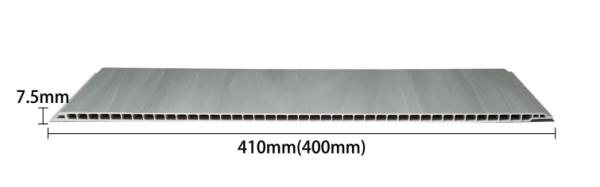 7.5mm Thickness  V-Groove PVC Panel Indoor Articals Inner Furniture Decoration PVC Sheet