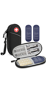 Side Fanny Bag Nursing Pocket Organizer Belt Nursing Accessories Pouch Waist Pack, Pill Bottle Organizer