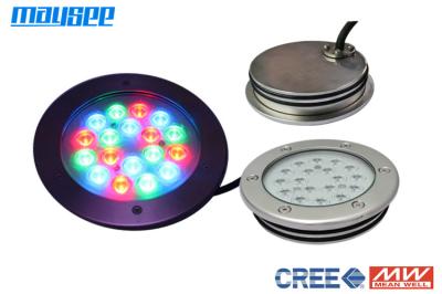 RGB aço inoxidável DMX subaquáticas Luzes LED Lagoa com WIFI Controlling