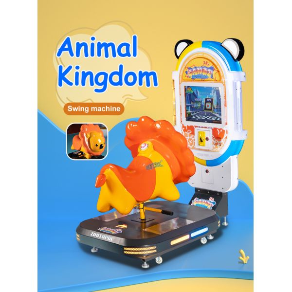 Coin Operated Music Kiddie Ride Game Machine Kids Fiberglass Kiddy Rides Animal Kingdom