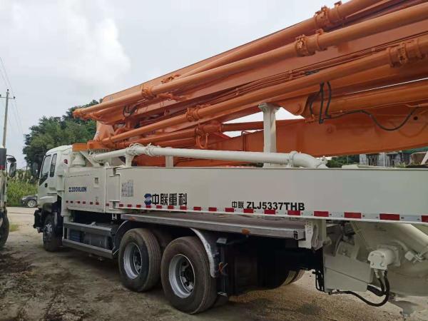 Heavy Duty 300KW Beton Pump , 47m Concrete Pump ZLJ5335THB 2010 Year
