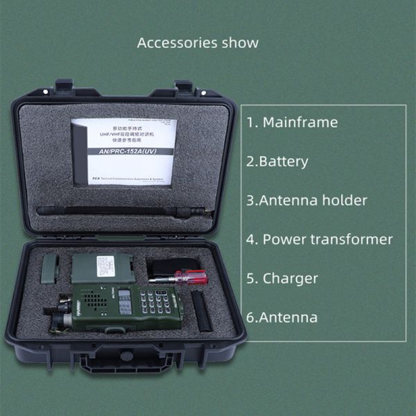 Wireless Intercom System Dynamic Microphone Dual Band FM Walkie Talkies