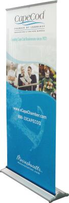 Promotional Retractable Banner Stands Fabric Roller W 83 * H 200 Cm Visual Size