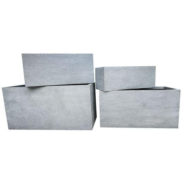 Modern Style Fiber Clay Planters Powder Coated Finishing