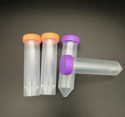 HDPE Polypropylene Medical Laboratory Consumables 10ml Centrifuge Tube Flat Cap Round Bottom