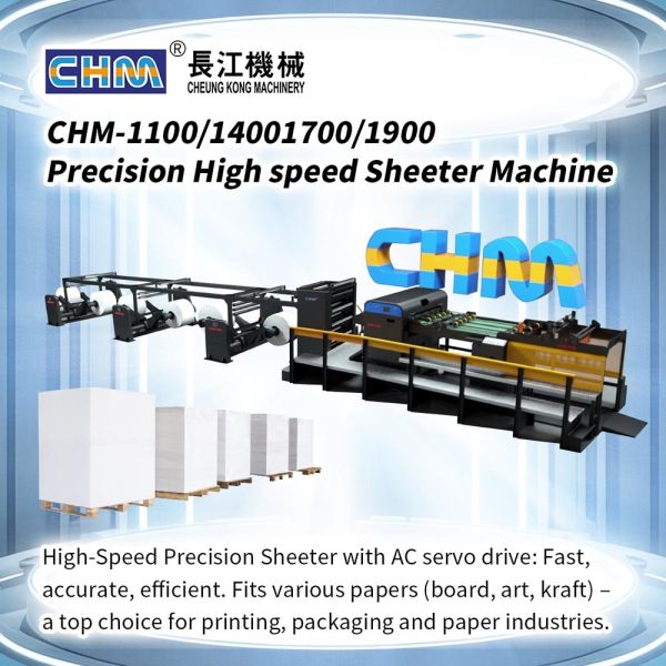Paper Roll Sheeter Cutting Machine Precision  Chm Sheeter Machine