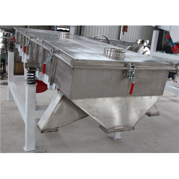 Food Industry Grain Particle SS304 Linear Vibrating Screen
