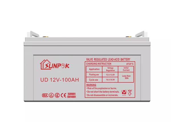 bateria acidificada ao chumbo livre da manutenção da bateria do gel de 100ah 12V para o armazenamento de energia