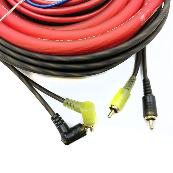 Equipo de cables aislados de PVC 8AWG para amplificadores de audio para automóviles con accesorios a un costo asequible