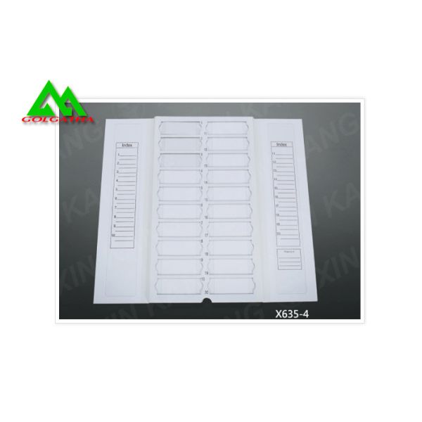 Laboratory Plastic Slide Box For Microscope / Histology Easy Clean Anti Bacterial