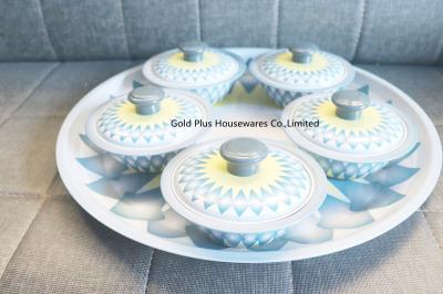 Indian hand washing bowl set with round tray best selling stainless steel modern round bowl set from manufacturer