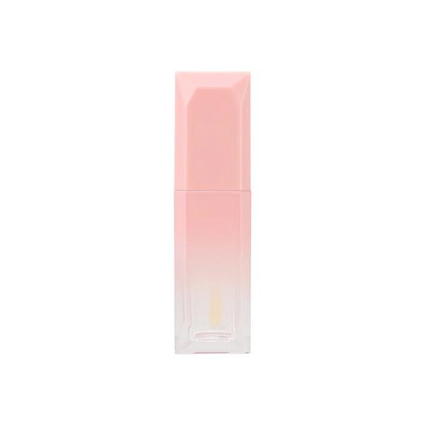 5ml Transparent Lip Gloss Oil Tube New Style Gold Cover Square Bottle