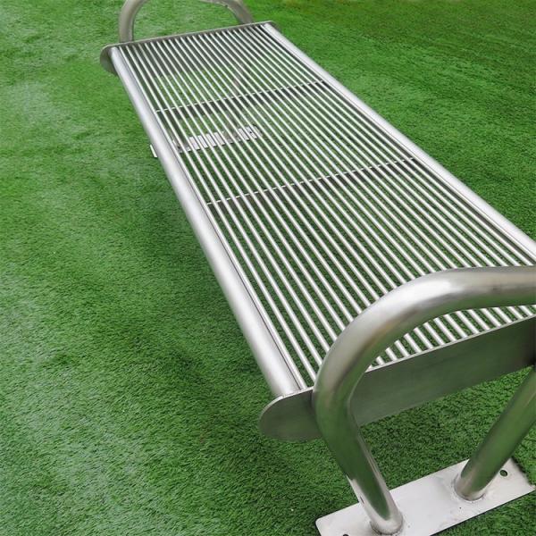 Bancos de aço exteriores do jardim do revestimento 1250mm do pó