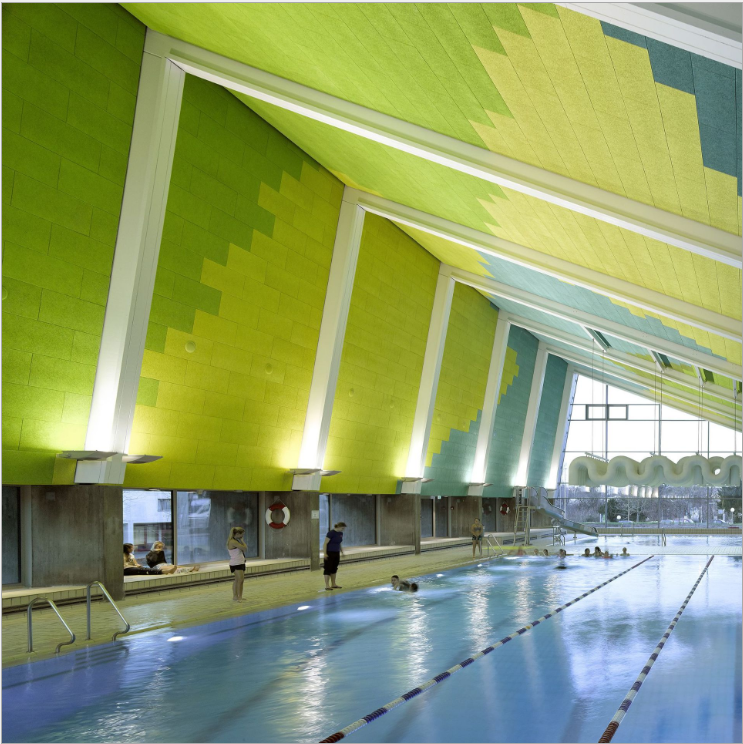 PET Fiber Fabric Acoustic Panel Colorful Soundproof Acoustic Panels 15mm