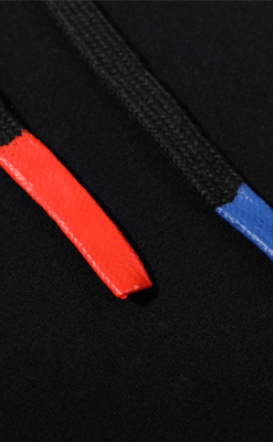 Вышитое Hoodies 100% хлопок фуфаек пробела шеи фуфайки o Crewneck слишком большое