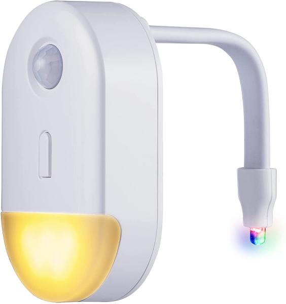 50mm Battery Operated Night Lights 5m Motion Sensor Bathroom Night Light