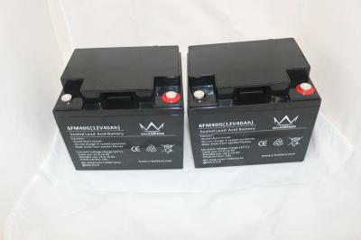 6FM40G 12 Volt 40ah M6 Solar Lead Acid Battery With Low Self Discharge