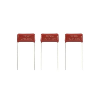 CL21 MEF Metallized Polyester Film Capacitor 224K 400V For LED Driver