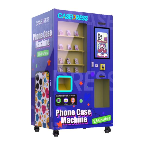 Innovative Self Service Kiosk Offering Fully Customized Phone Case Printing Solutions for Retail and Commercial