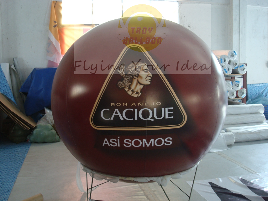 Воздушный шар Gaint 5m раздувной рекламируя для известного взгляда украшения событий города