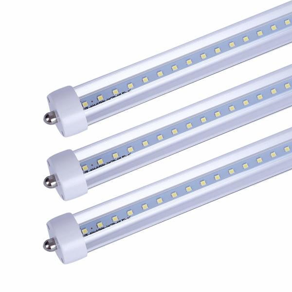 AC85V - 265V T8 Led Tube Light Single Pin IP65 Waterproof High CRI 95 Clear Cover