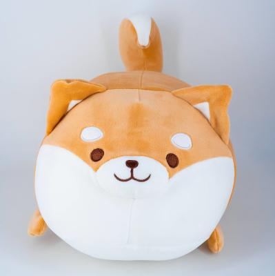 Soft Spandex Plush Corgi Throw Pillows Stuffed Animals Plush Toy Adorable Design