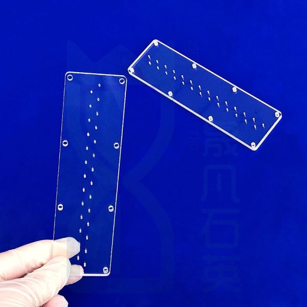 JGS2 High Purity UV Transparent Quartz Window Double Side Polished Round Fused Silica Wafer for Lab Photochemical Reactor