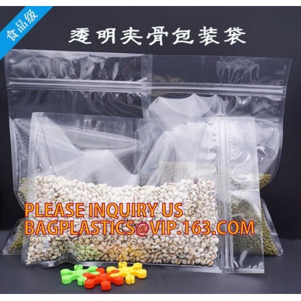 Candy Seal PP Plastic Zip Lock Bag, rice bag, pp rice bags, Freshness Protection Package Self Sealing clear Zip Lock Pla