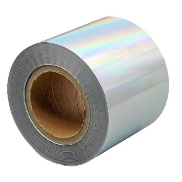 Adhesive Holographic Film Adhesive Labelstock Adhesive Film WG4733 with Top Coating