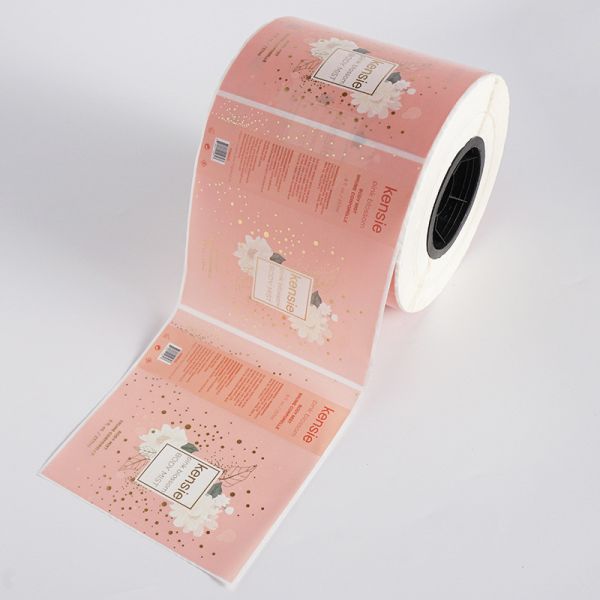 Стикера винила ясного ярлыка винила ярлык белого лоснистый & штейновый