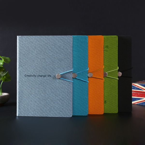 Дизайн твердой обложки ПУ кожаный подарок костюм деловой блокнот с индивидуальным логотипом приемлемо