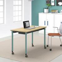 Escritorio plegable de la sala de entrenamiento mesas de reunión apilables con ruedas